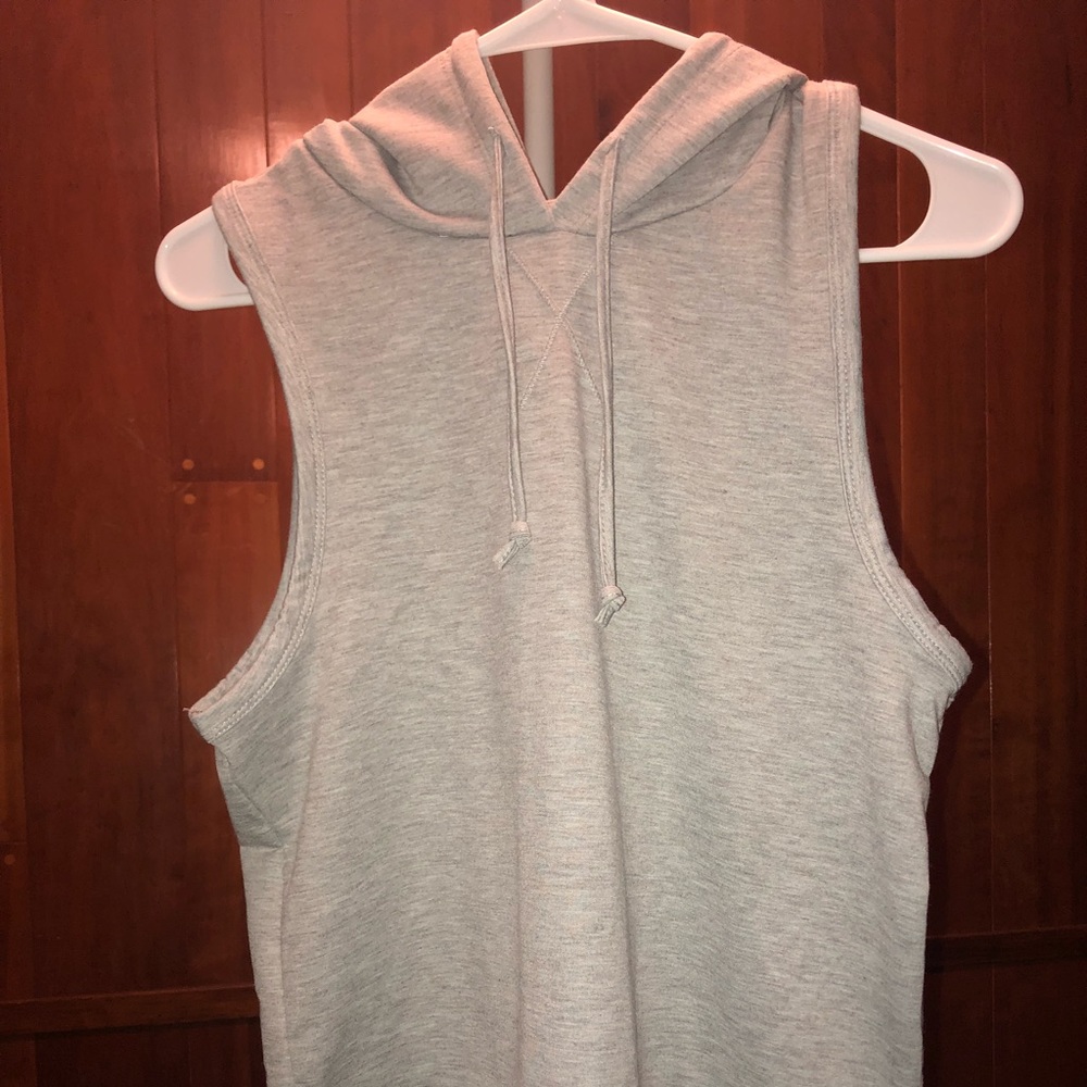 Grey muscle sweatshirt